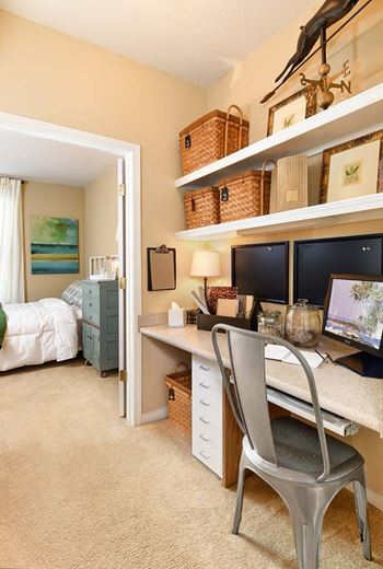 Apartment office nook